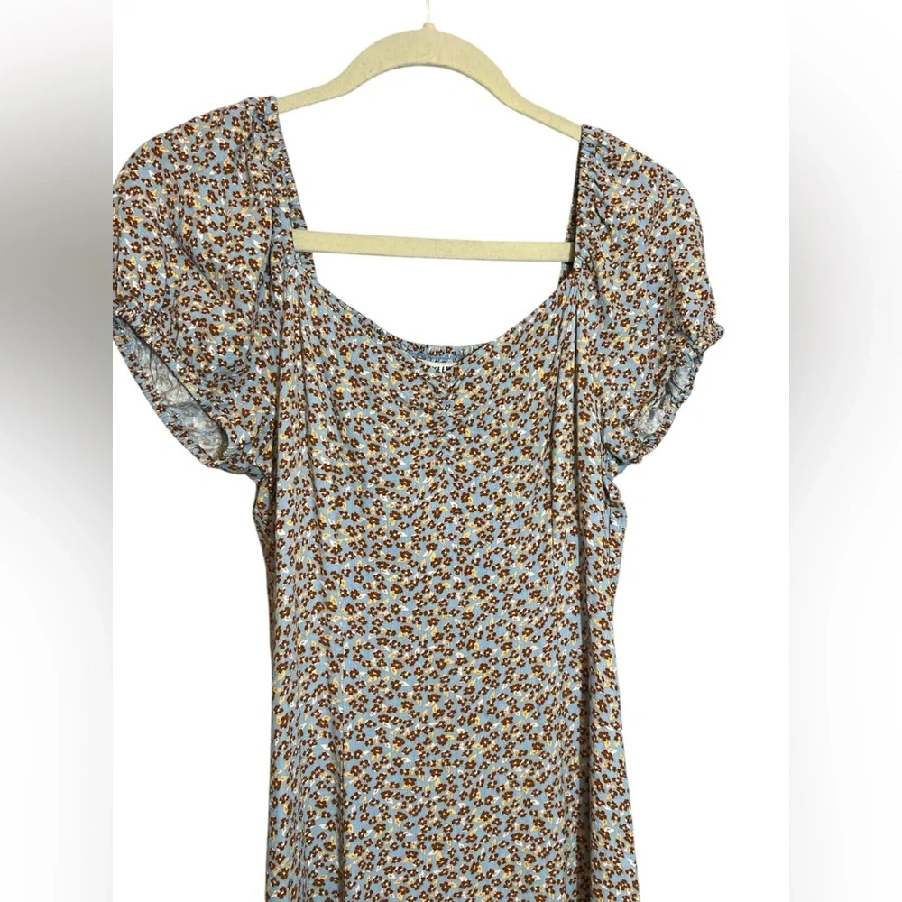 Idyllwind Beth Ditsy Print Puff Sleeve Midi Dress Size S Western Cowgirl Floral - Picture 4 of 11